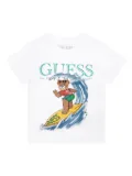 guess kids cotton t-shirt - White