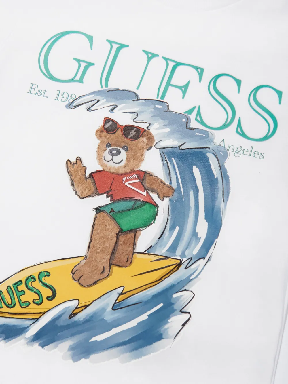 guess kids Katoenen T-shirt Wit