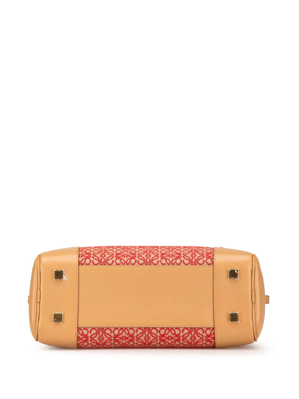 Pre-owned Loewe 2010-2024 Canvas Amazona 28 Satchel In Red