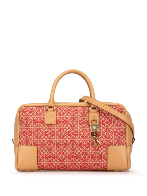 Loewe Pre-Owned bolsa satchel Canvas Amazona 28 2010-2024