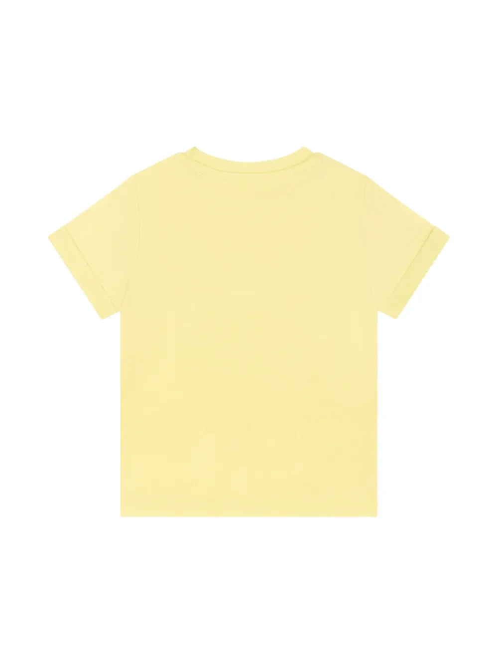 guess kids logo-print T-shirt - Geel