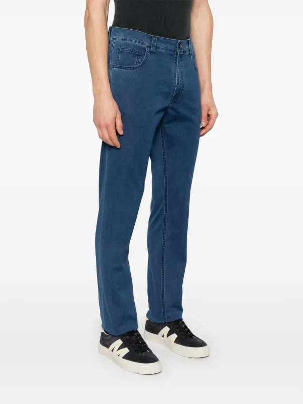 Stefano Ricci Calça Jeans Cenoura Azul FARFETCH BR