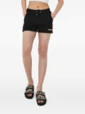 The Kooples side-stripe logo-detail shorts - Black