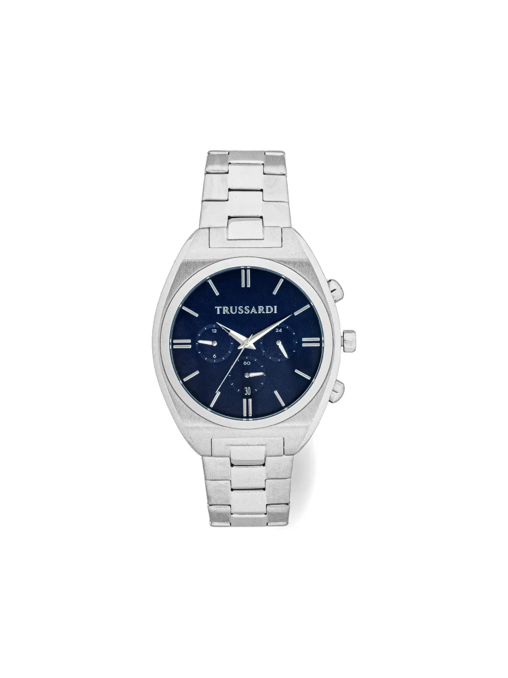 Trussardi Metropolitan 43mm In Silver