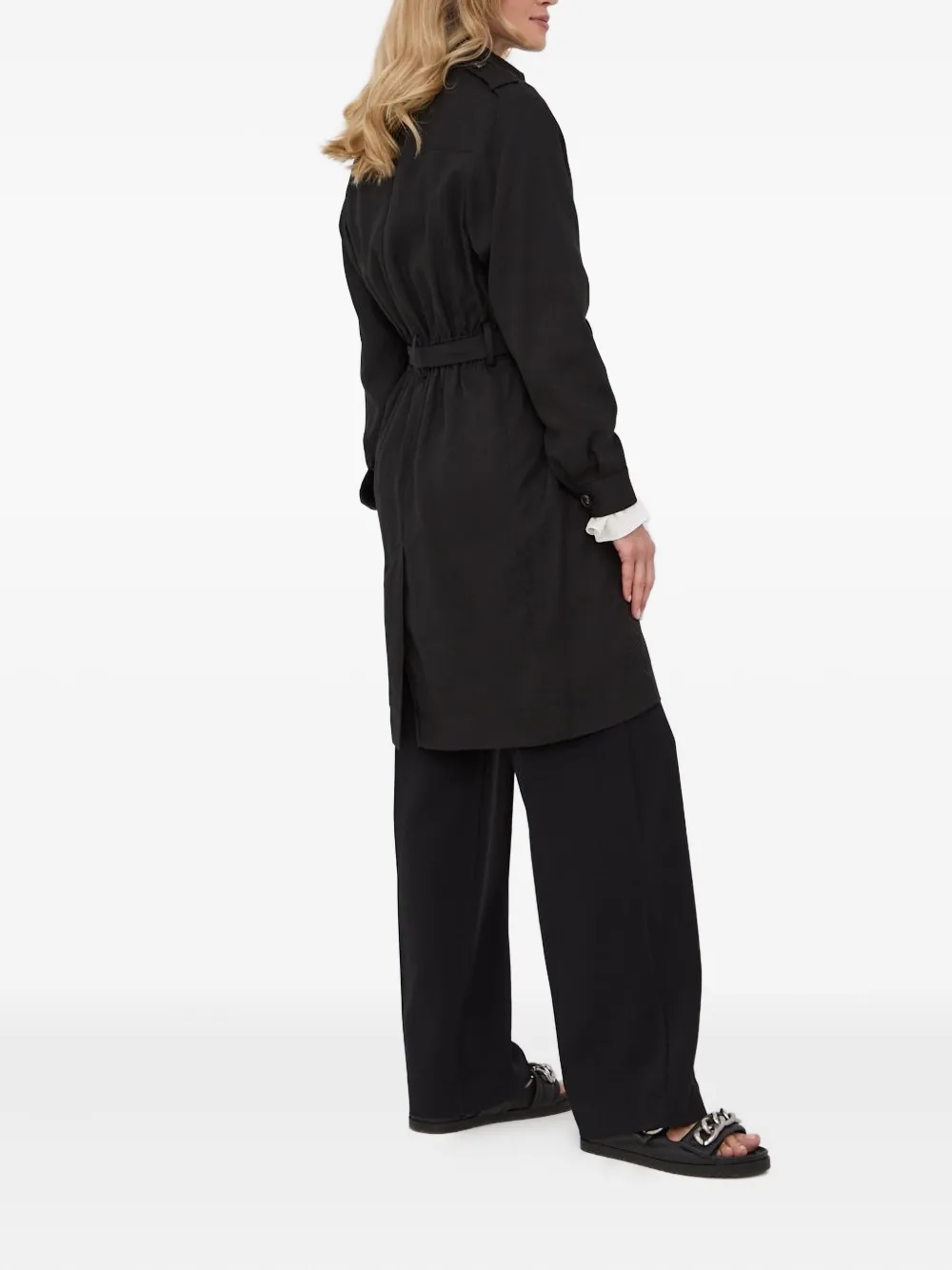 The Kooples Trenchcoat met ceintuur Zwart
