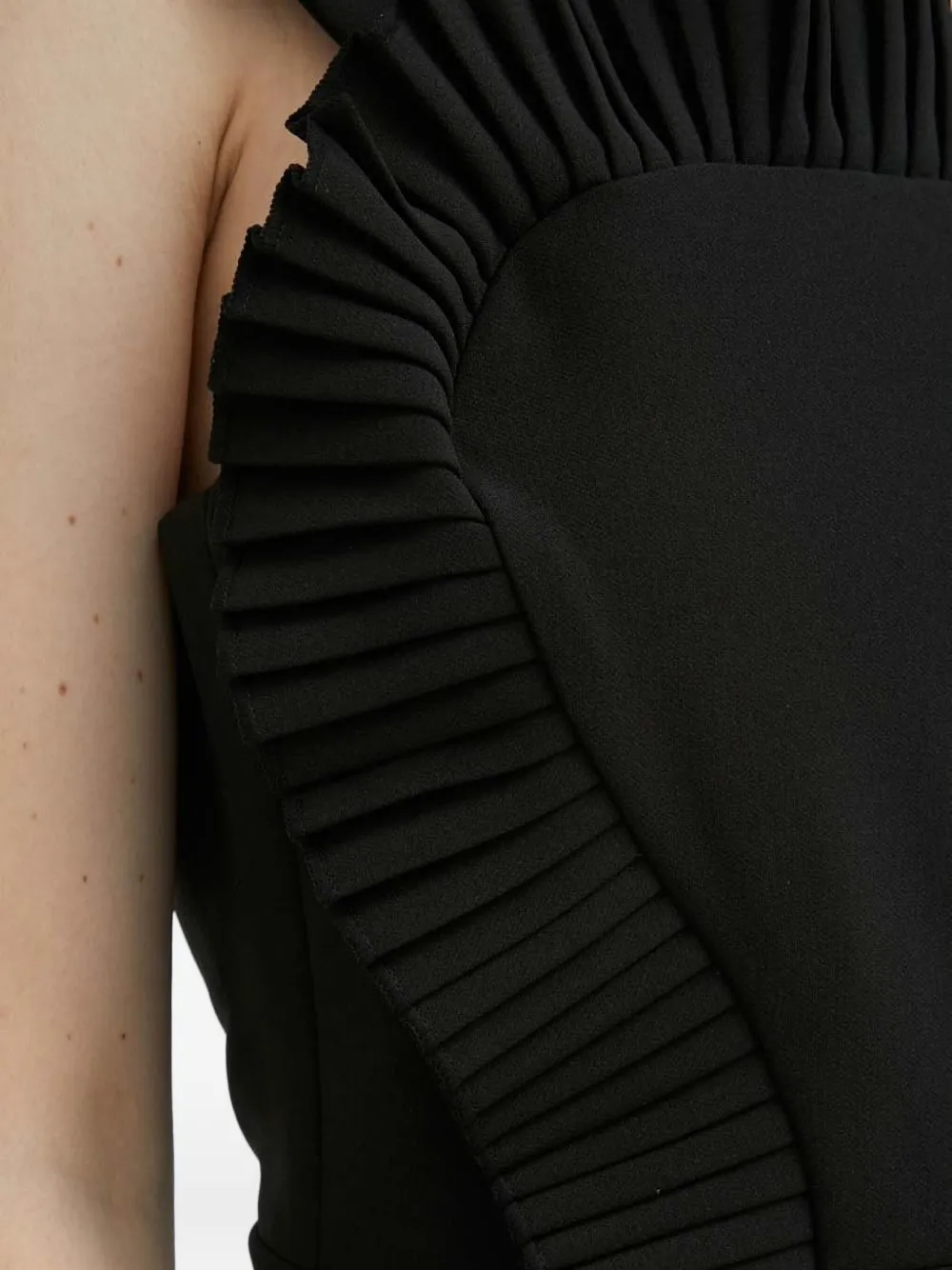 The Kooples Mini-jurk met ruches Zwart