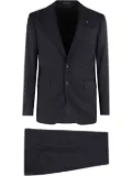 Tagliatore single breasted wool suit - Blue