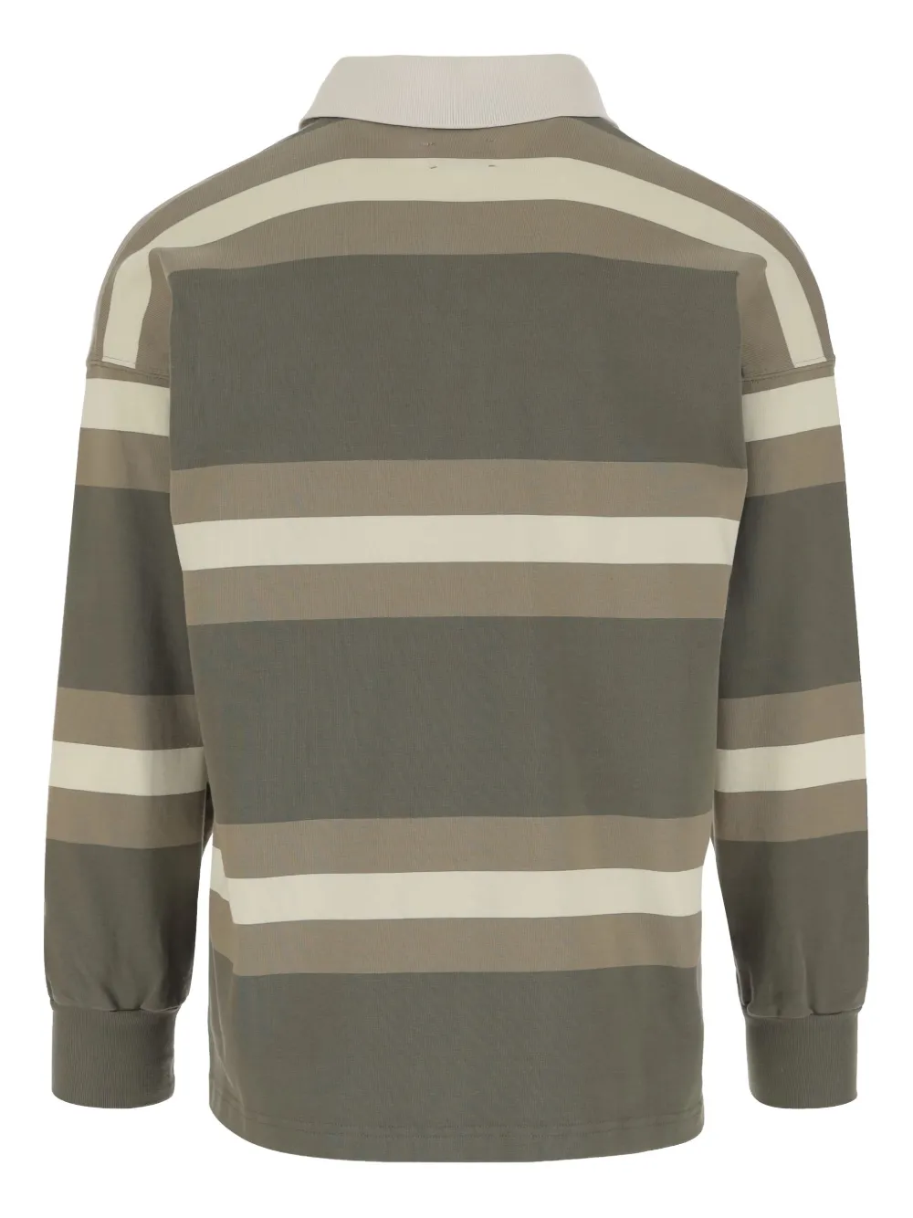 Autry striped cotton polo shirt - Groen