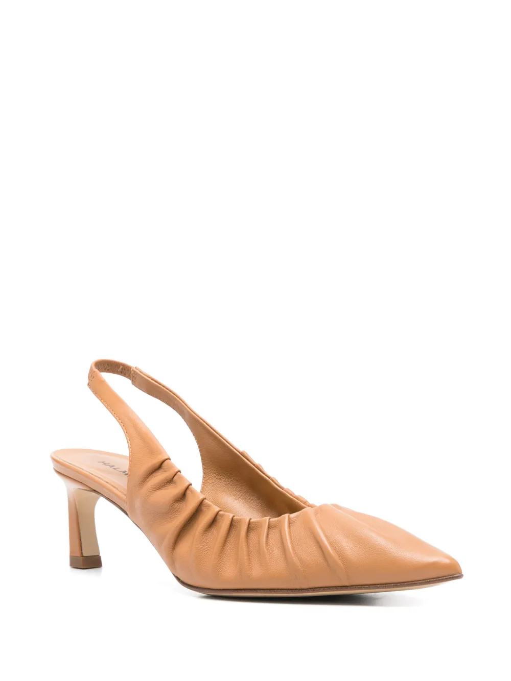 Halmanera 60 mm Vale slingback pumps Bruin