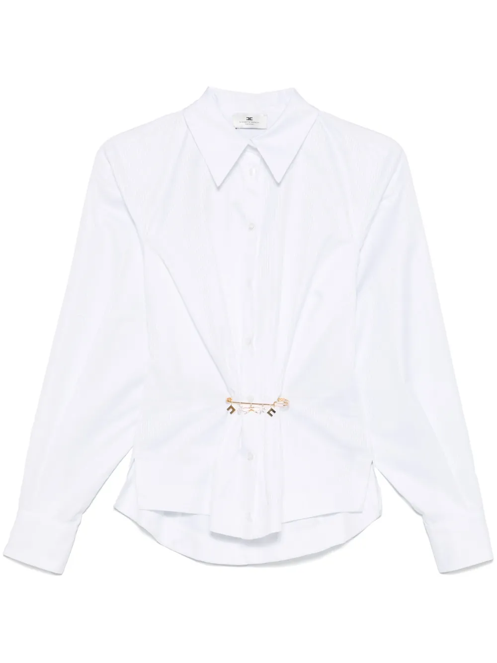 Elisabetta Franchi Gestreept blouse Wit