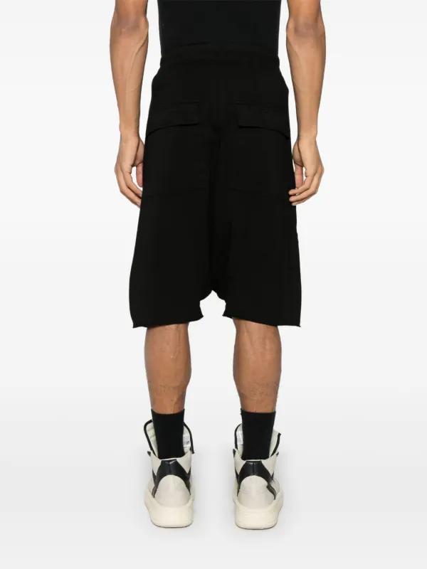 Rick Owens DRKSHDW Drawstring Pods Shorts | Black | FARFETCH CA
