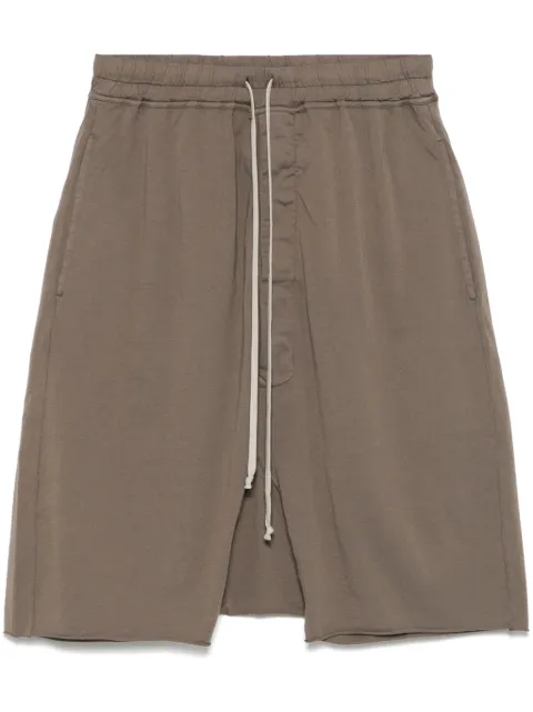 Rick Owens DRKSHDW bermudas con cordones en la pretina