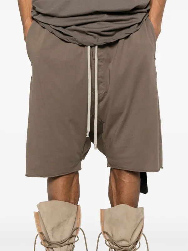 Rick Owens DRKSHDW Drawstring Pods Shorts | Brown | FARFETCH