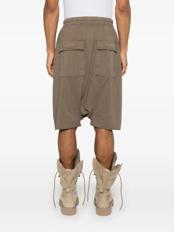 Rick Owens DRKSHDW Drawstring Pods Shorts | Brown | FARFETCH