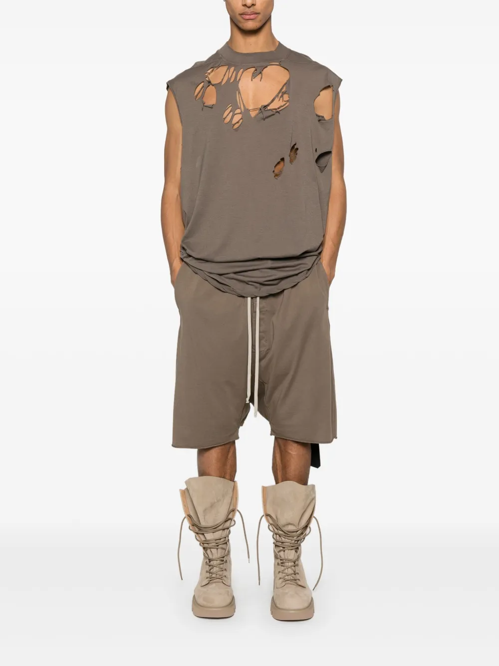 Rick Owens DRKSHDW Drawstring Pods shorts - Bruin