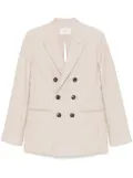 AMI Paris double-breasted blazer - Neutrals