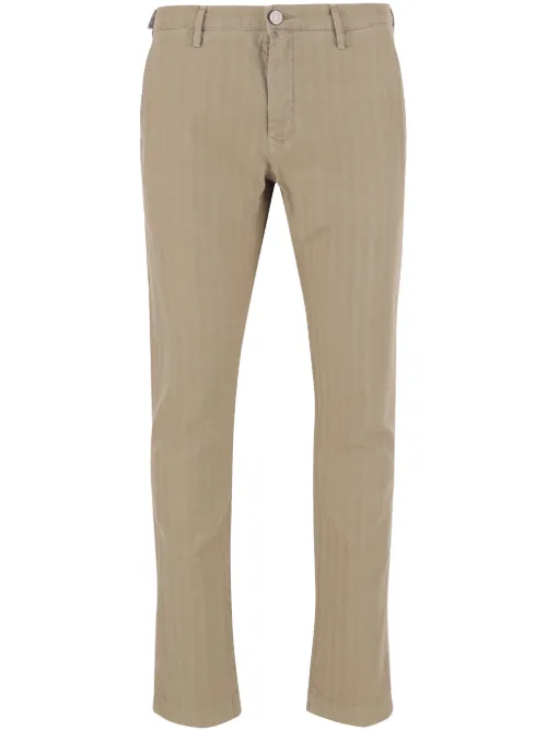 Pantalon droit à rayures - Jacob Cohën - Modalova