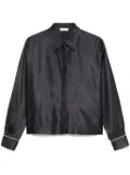 Peserico satin shirt - Grey