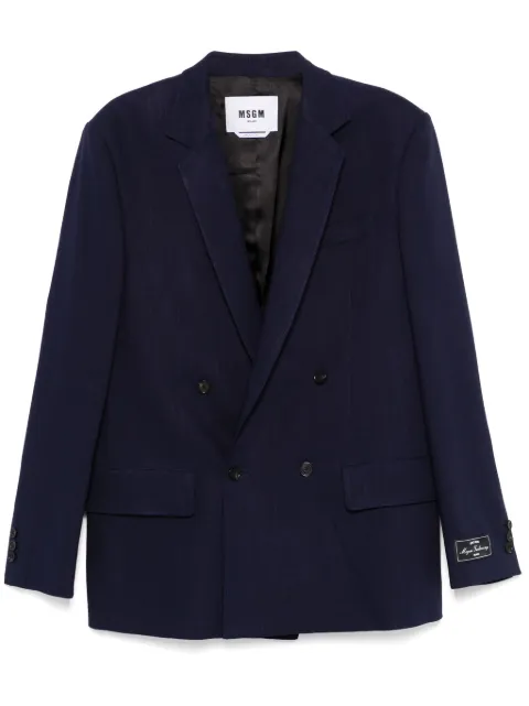 MSGM double-breasted blazer