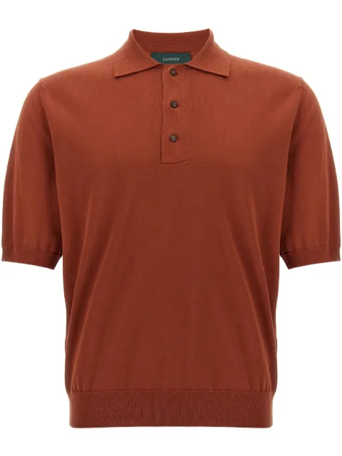 Zanone cotton polo shirt