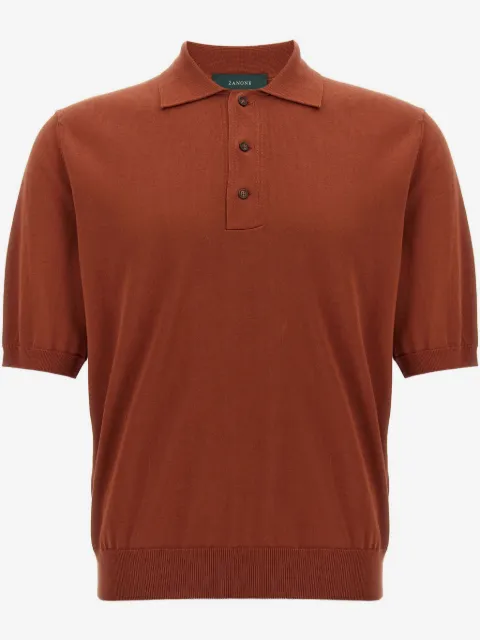 Zanone cotton polo shirt