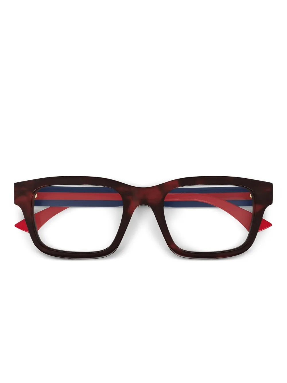 Gucci Eyewear rectangle-frame glasses | Red | Image 1