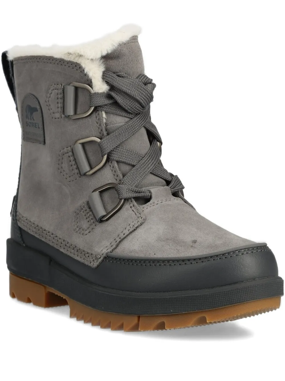SOREL lace-up fur boots | Grey | Image 1