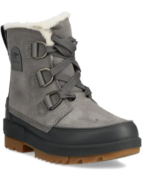 SOREL lace-up fur boots