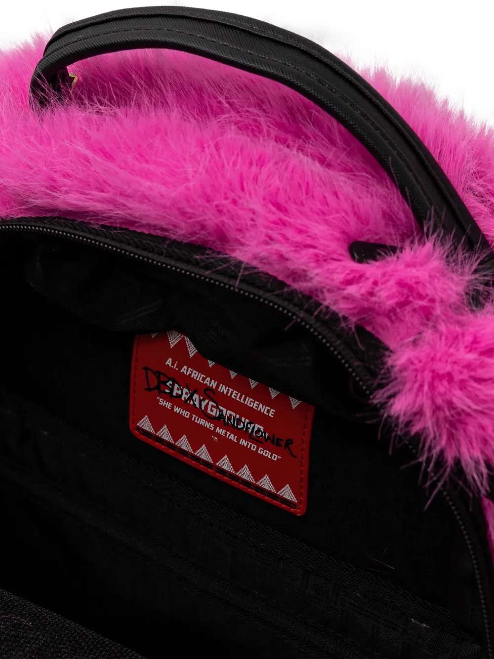 Sprayground A.I. rugzak Fur rugzak Roze