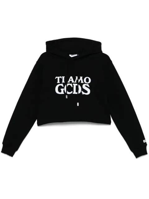 GCDS Ti Amo GCDS-print hoodie