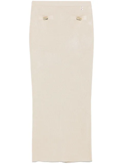 Blugirl falda midi de lamé