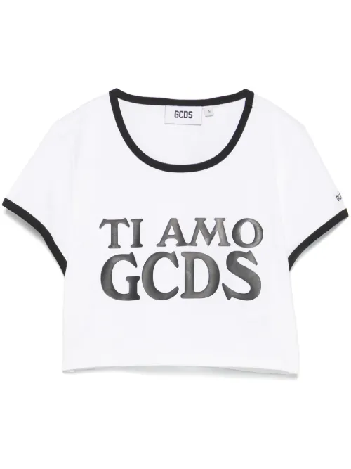 GCDS t-shirt Ti Amo GCDS - Blanc - GCDS - Modalova