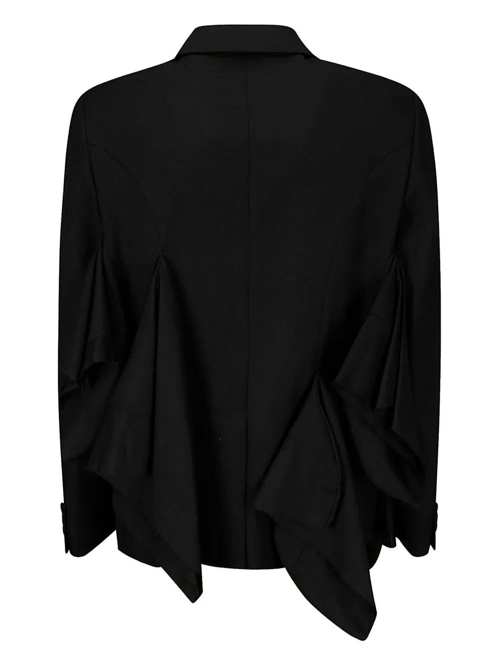 Comme des Garçons Homme Plus asymmetric jacket - Zwart