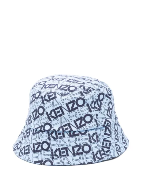 Kenzo Kids logo-print bucket hat