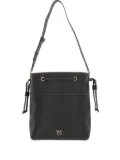 PINKO leather shoulder bag - Black