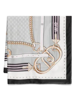 スカーフ LIU JO Woman Neck scarf Grey 2F3075T0300 03F94 LIU JO Woman Neck scarf Grey 2F3075T0300 03F94 (LIU JO