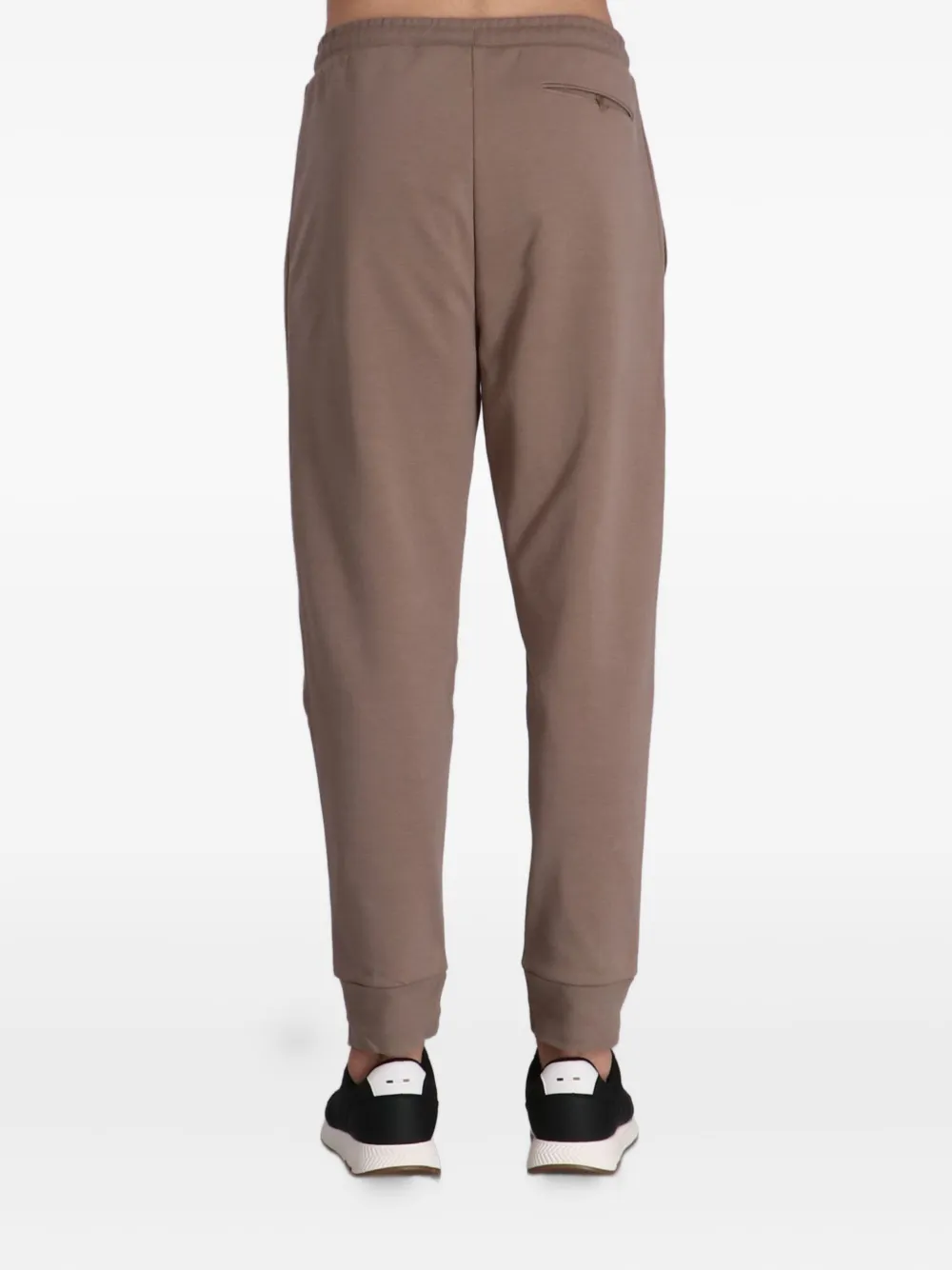 Hugo Boss Drawstring Track Pants In Brown