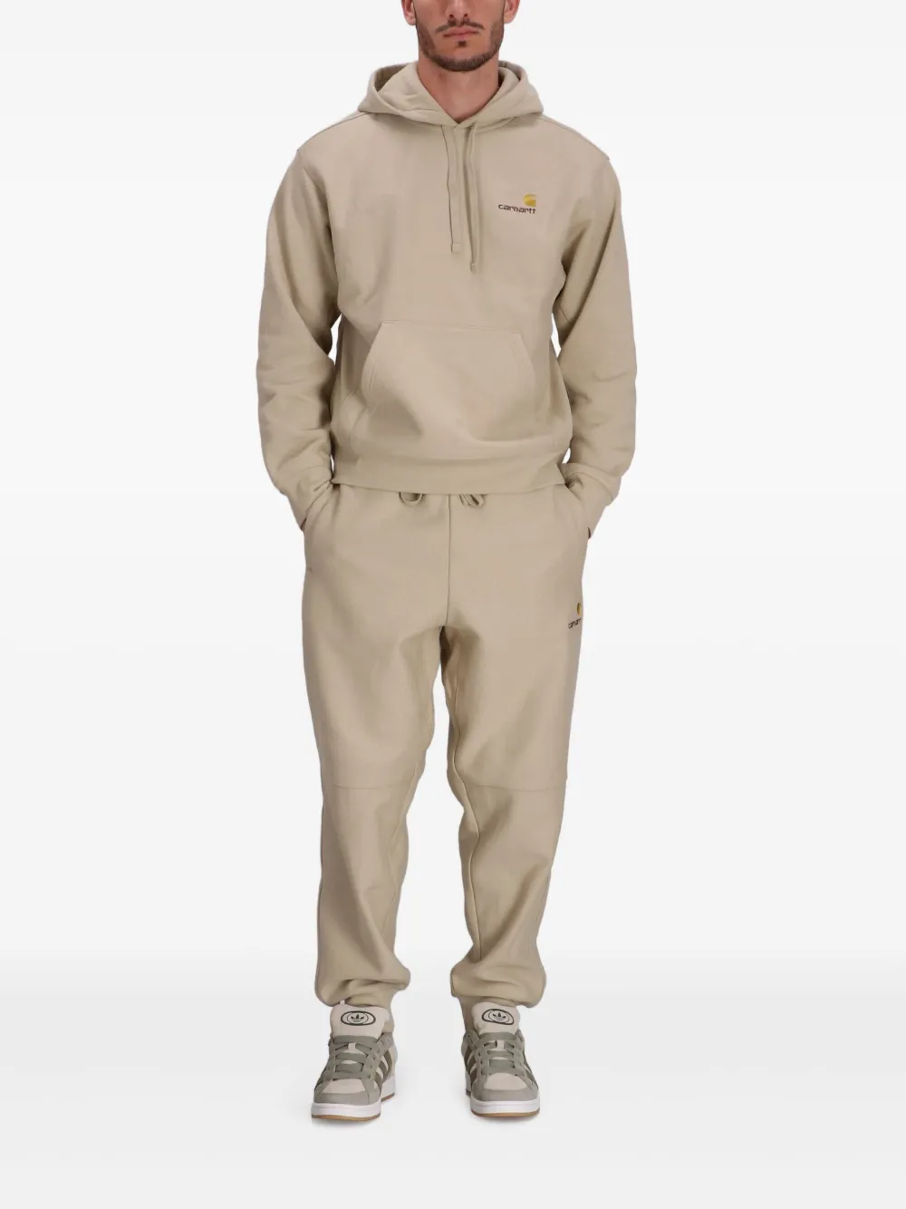 Carhartt WIP American Script joggingbroek - Beige