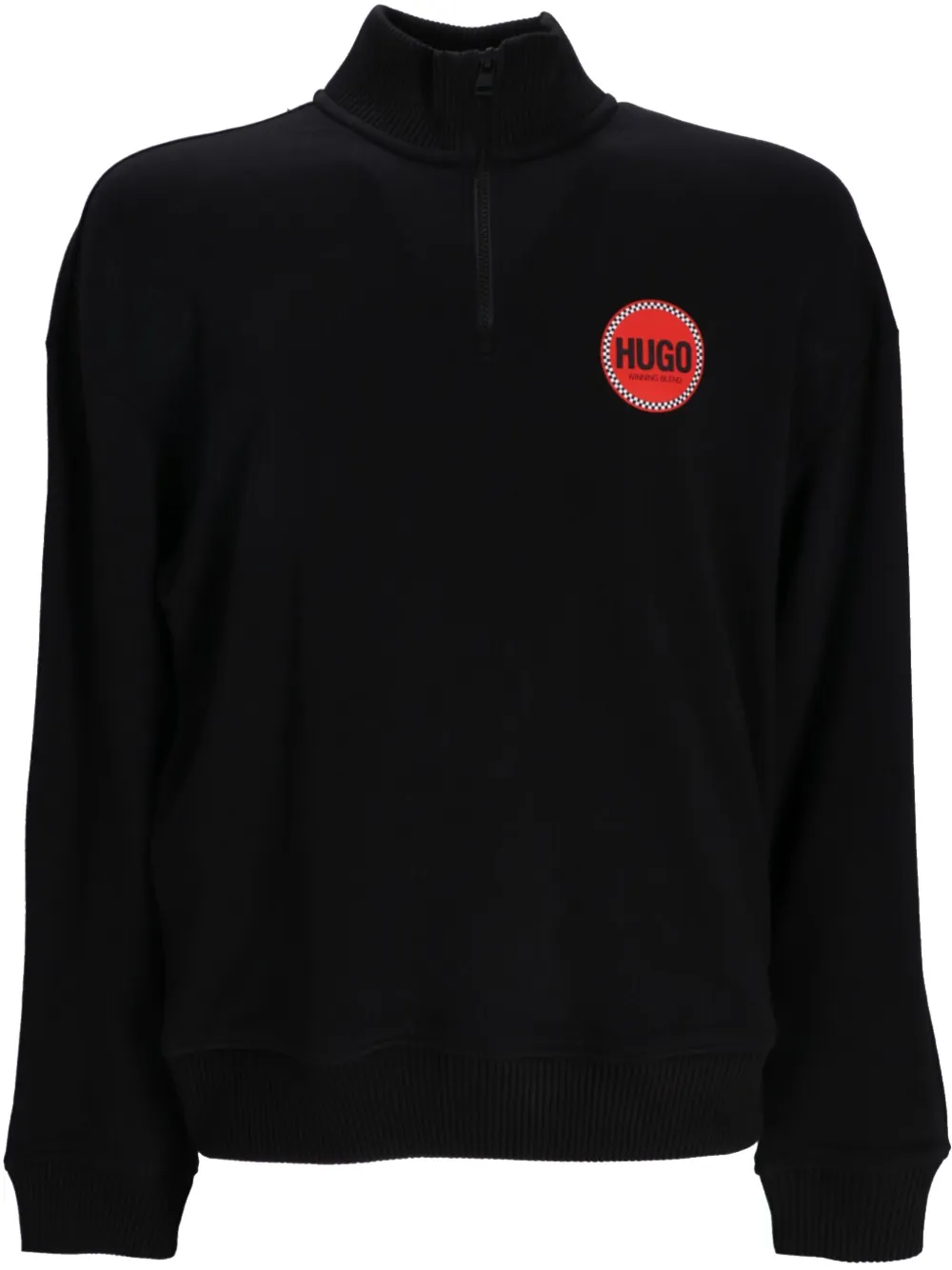 HUGO sudadera con logo estampado | negro | Image 1