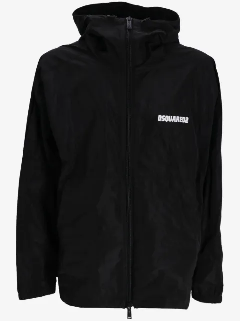 DSQUARED2 zip-up hooded jacket