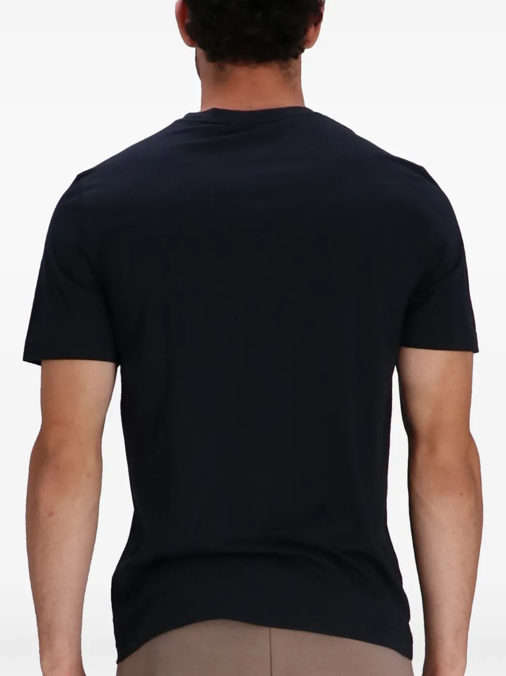 BOSS T-shirt met logoprint Blauw