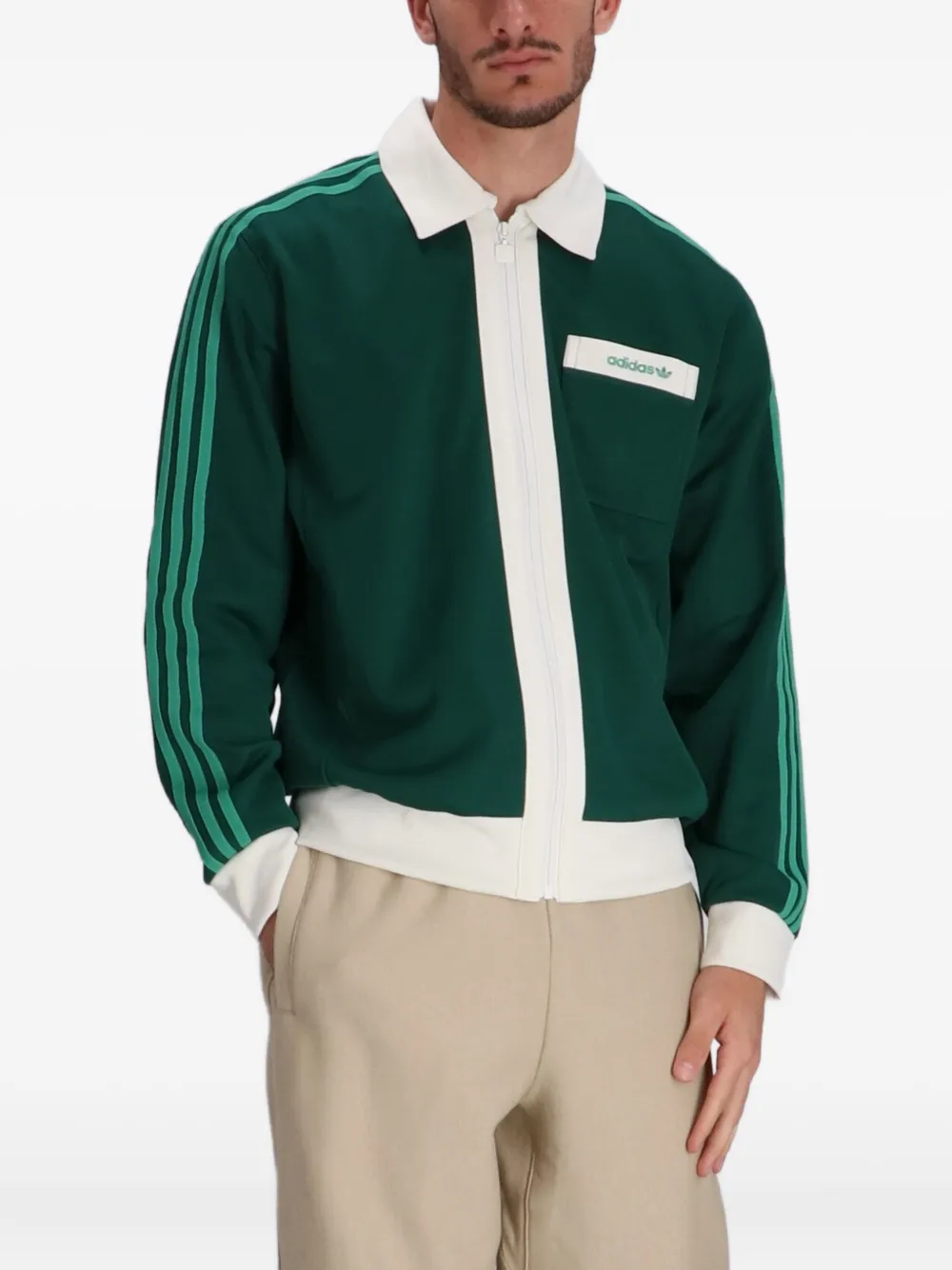adidas logo-embroidered track jacket | Sport Jackets & Windbreakers | Image 2