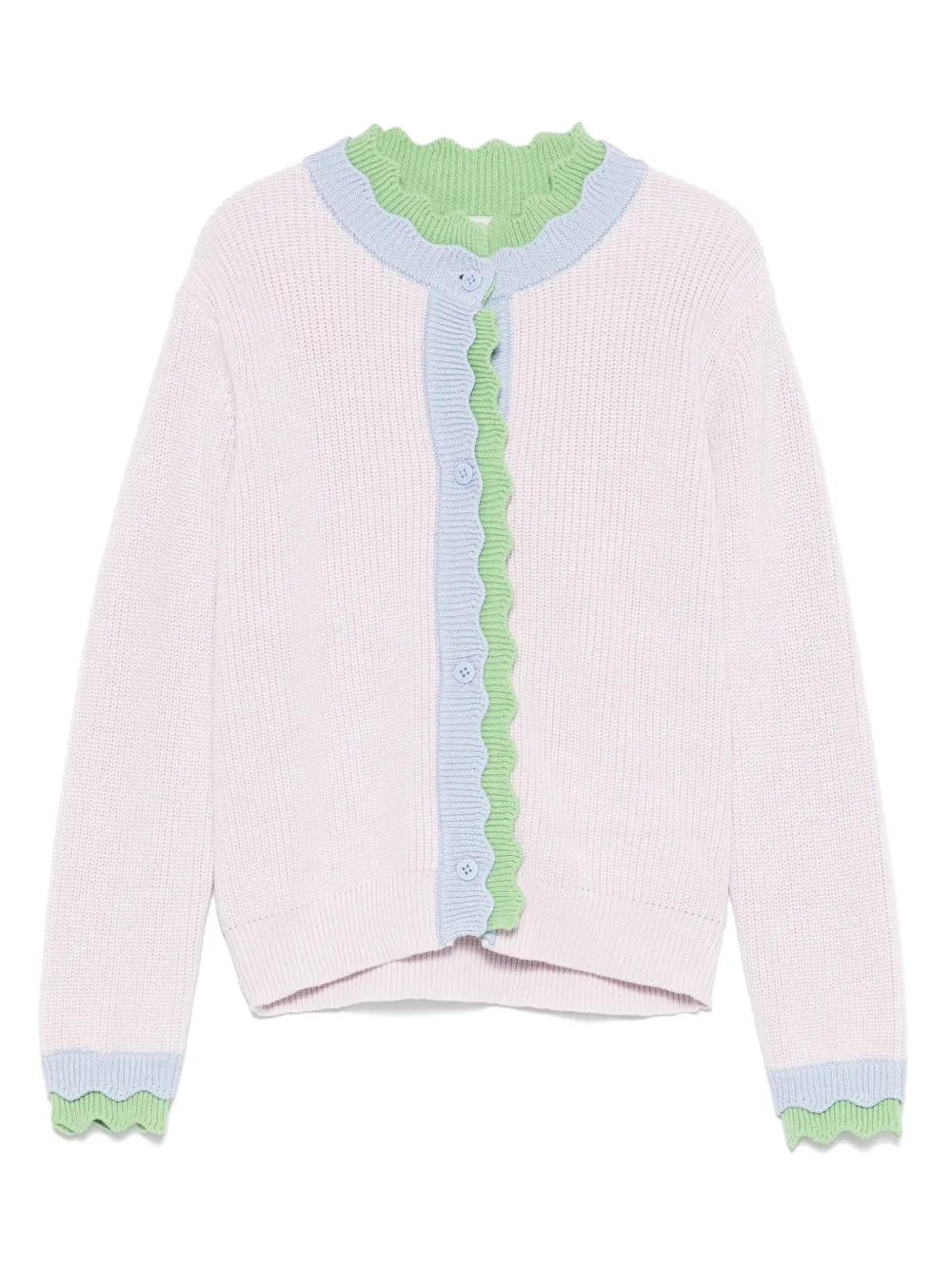Stella McCartney Kids Vest met gewelfde afwerking Paars