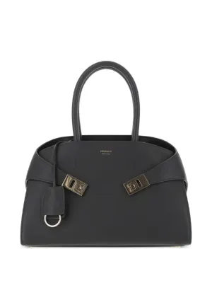 Ferragamo Hug Handbag XS | Black | FARFETCH