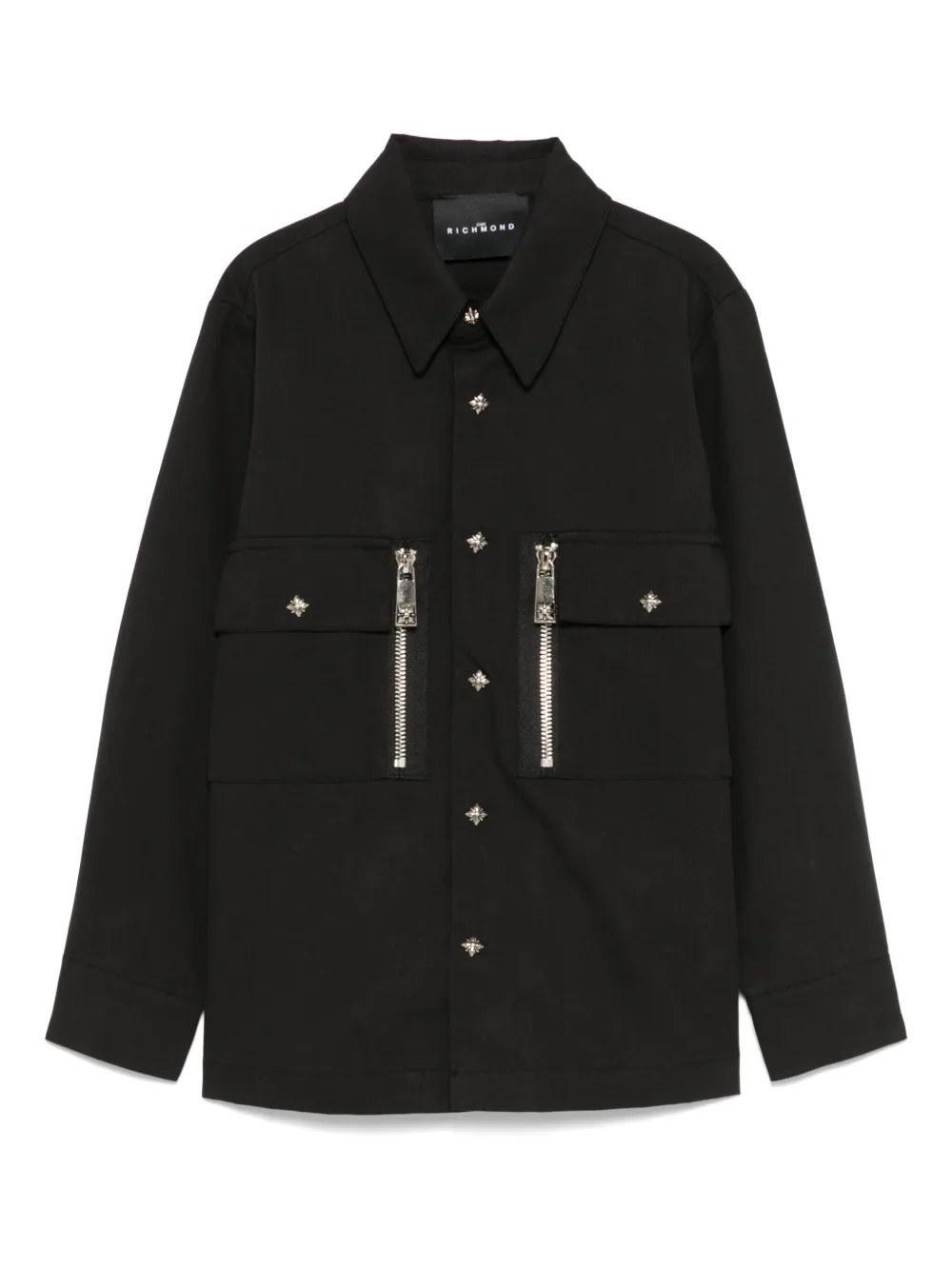 John Richmond Junior Shirt met studs Zwart