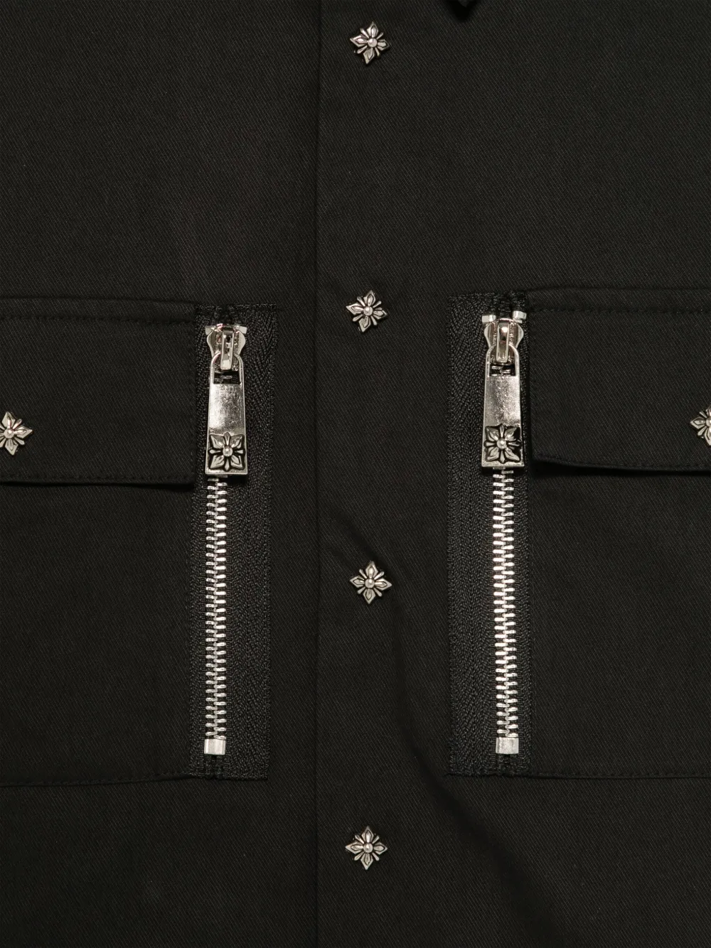 John Richmond Junior Shirt met studs Zwart