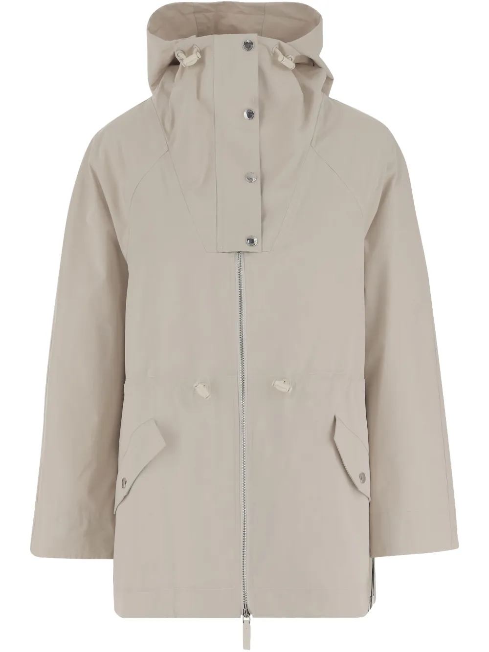 hooded parka coat