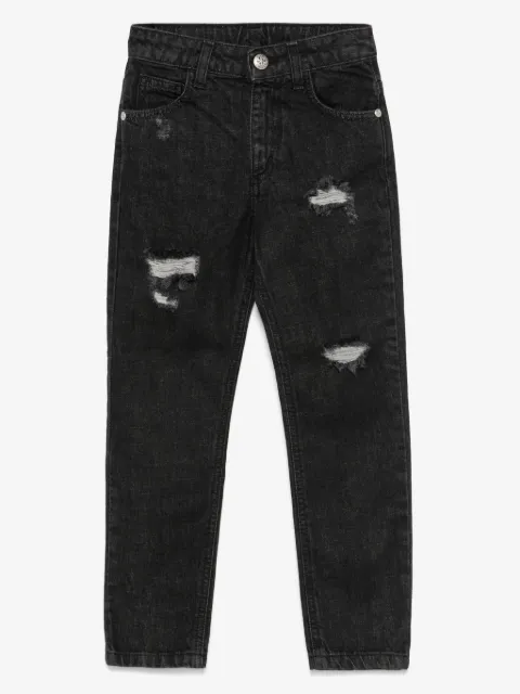 John Richmond Junior distressed straight-leg jeans 