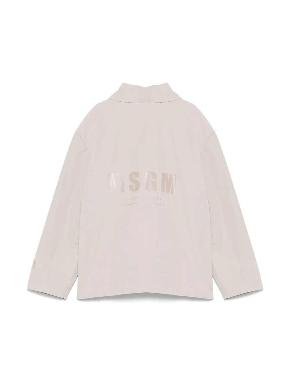 MSGM Kids Jack met logoprint - Grijs