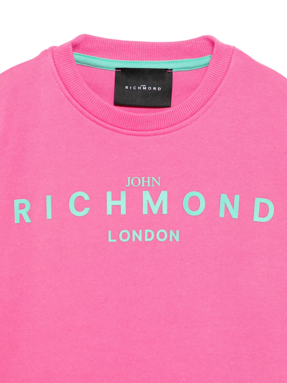 Shop John Richmond Junior Logo-print Sweatshirt In Pink